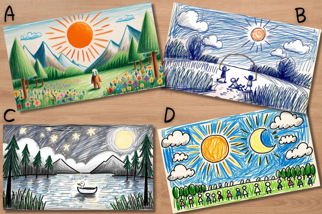 画上画的是什么呢？ - 心理测试题封面图