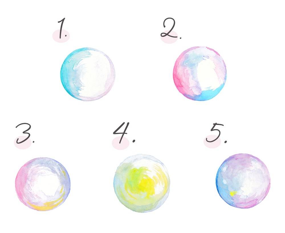Which Colored Bubble Do You Like Most? - 心理测试题图片