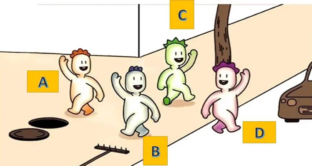 谁会先受伤？ - 心理测试题图片